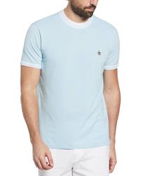 Original Penguin - Ribbed Collar T-Shirt - Lyst