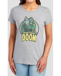 Marvel - Retro Doctor Doom Points T-Shirt, Athletic Heather - Lyst