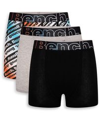 Bench - 3 Pack 'segal' Cotton Rich Boxers - Lyst