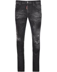 DSquared² - Cool Guy Button Fly Slim Fit Jeans - Lyst
