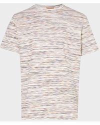 Missoni - Space Dyed Short Sleeve T-Shirt Multi - Lyst