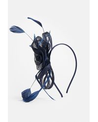 Coast - Feather And Bow Detail Headband Fascinator - Lyst
