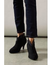 Wallis - Wide Fit Ashleigh Pointed Shoe Boots - Lyst