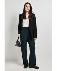 Dorothy Perkins - Stitch Waistband Straight Leg Trouser - Lyst