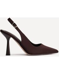 Linzi - Una Lycra Sling Back Court Heel - Lyst