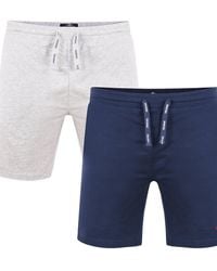 Threadbare - 2 Pack Cotton 'robin' Pyjama Shorts - Lyst