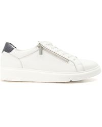 Dune - 'tribute 2' Leather Trainers - Lyst
