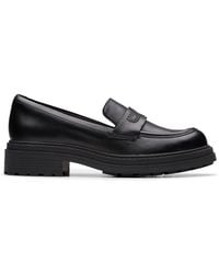 Clarks - Orinoco3 Edge Leather Loafers, Slip Ons - Lyst