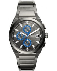 Fossil - Everett Chronograph Stainless Steel Fashion Analogue Watch - Fs5830 - Lyst