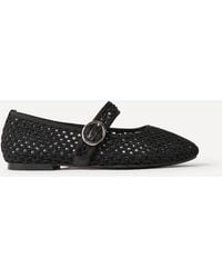 Linzi - Monaco Mesh Mary Jane Pumps - Lyst