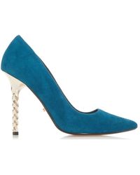 Dune - 'aspiration' Suede Court Shoes - Lyst