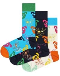 Happy Socks - 3 Pack & Mixed Dog Socks Gift Set - Lyst