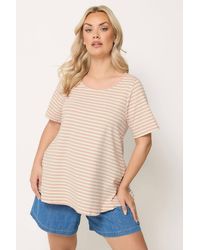 Yours - Stripe Swing T-Shirt - Lyst