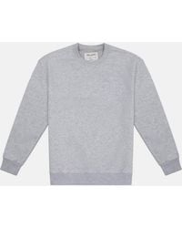 Blank Essentials - Waffle Jersey College Logo Sweatshirt - Lyst