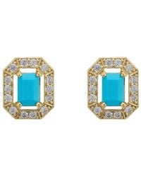 LÁTELITA London - Whistledown Gemstone Stud Earrings - Lyst