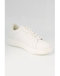 Brave Soul - Faux Leather Chunky Sole Lace Up Trainer - Lyst
