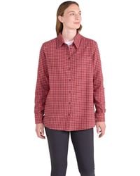 Mountain Warehouse - 'Balsam' Brushed Long Sleeved Relaxed Fit Longline Flannel Shirt - Lyst