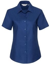 Russell Collection - Oxford Short-Sleeved Shirt - Lyst