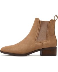 Novo - Taupe 'destined' Classic Ankle Boots - Lyst