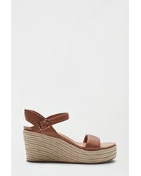 Dorothy Perkins - Tan Raton Two Part Espadrille Wedge - Lyst