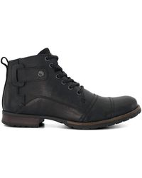 Dune - 'simon' Leather Casual Boots - Lyst