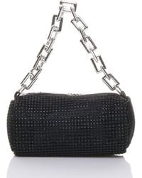 AJVANI - Sparkly Baguette Barrel Clutch Bag - Lyst