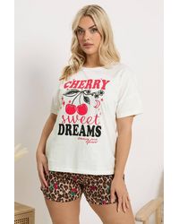Yours - Leopard Short Pyjama Set - Lyst