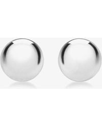 T.H.Baker - Sterling 8Mm Ball Stud Earrings 8.55.5719 - Lyst