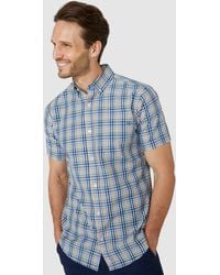 MAINE - Short Sleeve Multi Check Shirt - Lyst
