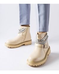 Love Lace - Mezzavia Chain Detail Zip Up Ankle Boots For Comfort Everyday - Lyst
