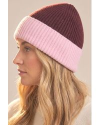 SARTA - Two Tone Beanie Hat - Lyst