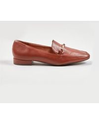 Wallis - Brown Soft Square Trim Loafer - Lyst