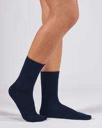 Alse Studio - 3Pair Modal Rich Super Soft Seamless No Elastic Ankle High Socks - Lyst