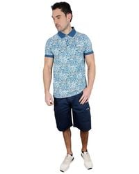 Lambretta - Rubberised Logo Cargo Shorts - Lyst