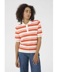 Kaffe - Kalizza Polo Pullover Short Sleeves - Lyst