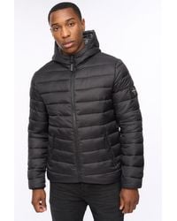 Crosshatch - Gattering Lightweight Hooded Quilted Puffer Jacket - Lyst