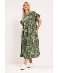 Yours - Abstract Maxi Dress - Lyst