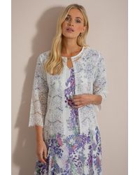 Klass - Embellished Lace Cover Up - Lyst