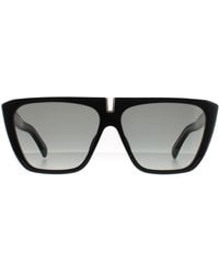 Givenchy - Square Black Grey Gradient Gv7109/s Sunglasses - Lyst