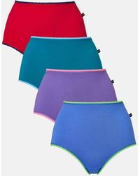 British Boxers - "Lucky Dip" Four Pack Full Briefs - Lyst