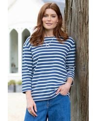 Kite - Bingham 3/4 Sleeve Jersey Top Stripe - Lyst