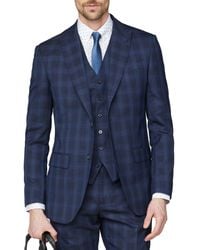 Jeff Banks - Check Wool Blend Soho Suit Jacket - Lyst