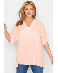 Yours - V-neck Blouse - Lyst