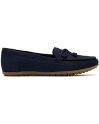Clarks - Elliotte Sail Nubuck Loafers, Slip Ons, Moccasins - Lyst