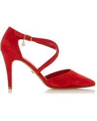 Dune - 'clancy' Suede Court Shoes - Lyst