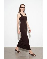 Dilvin - Sleeveless Bodycon Midi Dress - Lyst