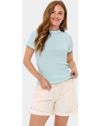 Saint Tropez - Astersz Short Sleeve Round Neck T-Shirt - Lyst