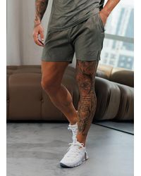Gym King - Debossed Camo 5 Inch Gym Shorts Reflective Branding Zip Pockets - Lyst