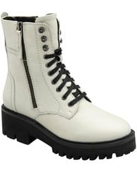 Ravel - 'Leith' Leather Lace-Up Biker Boots - Lyst