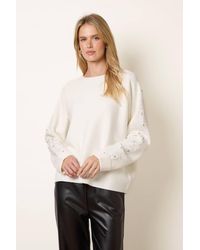 Blue Vanilla - Long Sleeve Round Neck Jumper - Lyst